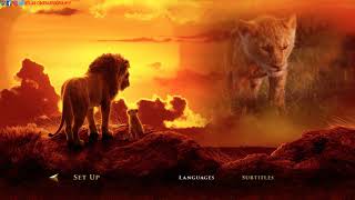 The Lion King 2019 Blu-Ray Disc Main Menu Menu Walkthrough