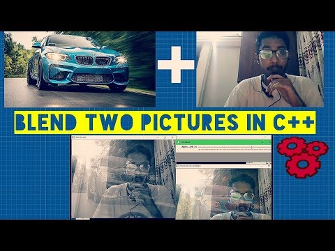 Image Processing OpenCV C++ Tutorial: Blend the Webcam feed with any other picture