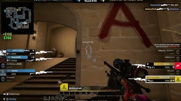CSGO 2 noscope kills with AWP on mirage (too fast to catch 2nd kill in killfeed) lol