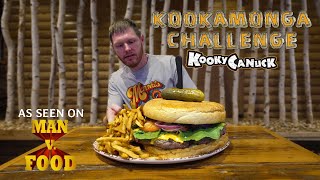 THE LEGENDARY KOOKAMONGA BURGER CHALLENGE | KOOKY CANUCK | MAN VS FOOD | MEMPHIS TENNESSEE