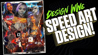 Cora Jade NXT on CW Photoshop Speed Art | Design WWE screenshot 3