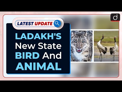Ladakh's New State Bird And Animal : Latest update | Drishti IAS English – Watch On YouTube
