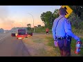 Police responding 3 URGENTLY to car fire w/ Opticon Traffic Pre-emption