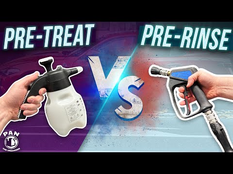 Pre-treat VS Pre-rinse... Is there a difference?