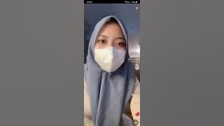 Hijab live asli becek #livestreaming #gadiscantikgoyanghot