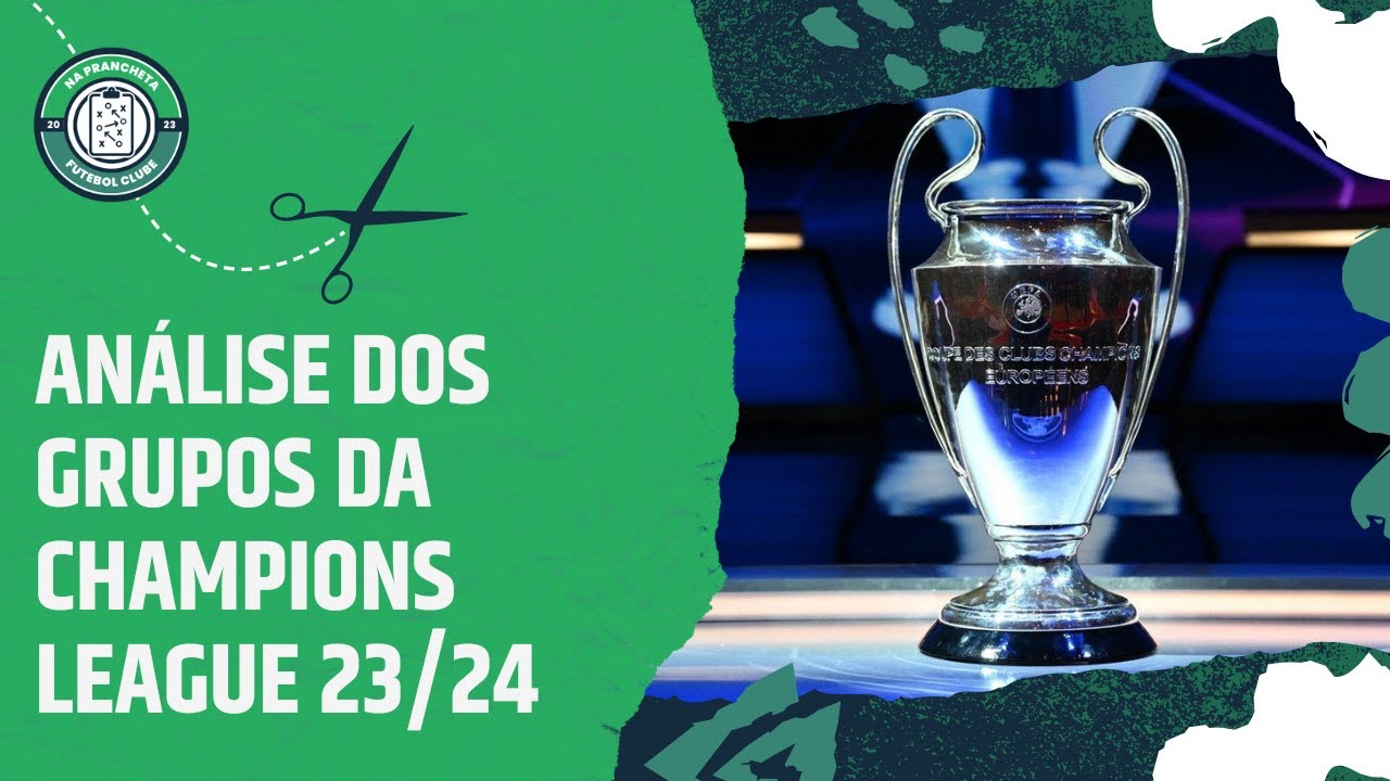 Definidos os grupos da UEFA Champions League 23-24