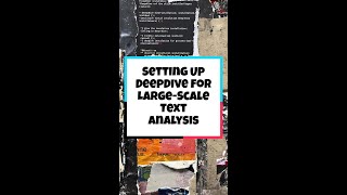 Setting Up DeepDive for Large-Scale Text Analysis #reddit #inteligenciaartificial #finance #facts