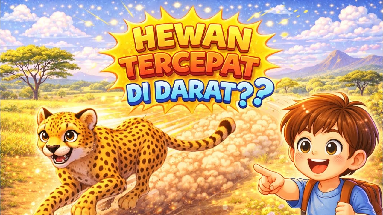 Hewan Tercepat di Darat? 🐆💨 Ternyata Ini Jawabannya!