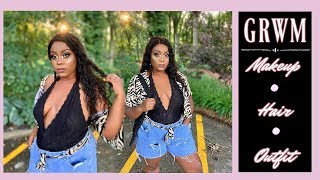 Get Ready With Me \/\/ Makeup, DSoar Hair, \& Outfit