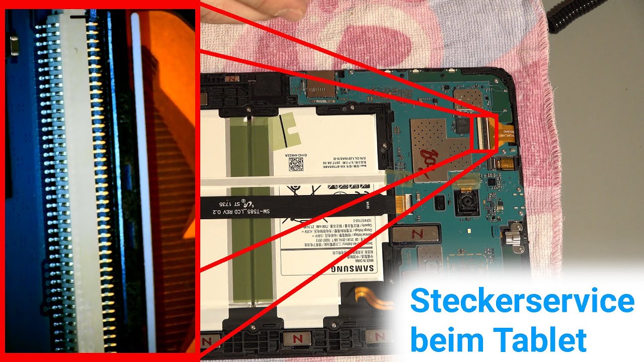 Samsung Sm T580 Akku Lädt Nicht Mehr Tablet reparieren - Samsung Galaxy TAB A 2016 SM-T580 - Tipps und