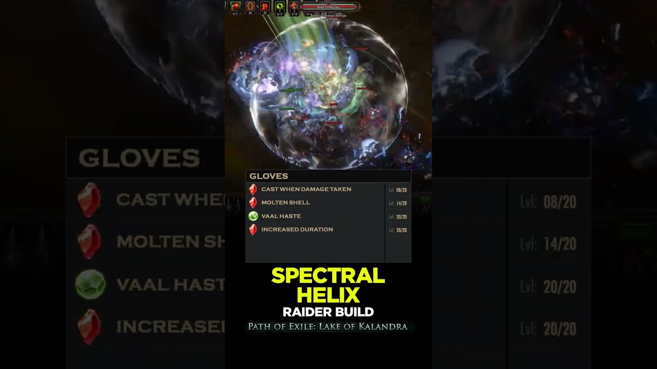 QUICK BUILD - SPECTRAL HELIX | PoE Builds | #shorts #pathofexile #poe