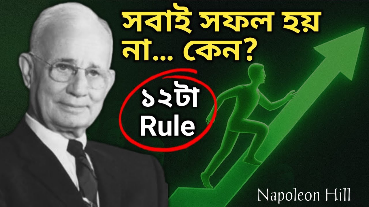 Napoleon Hill-এর ১২টা Success Rule | Think and Grow Rich Principles Explained (Bangla)