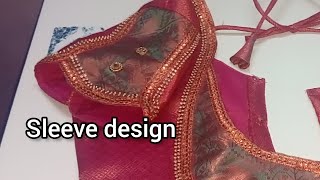 beautiful sleeve design for beginners/thangam Tailor/sleeve design stitching/beginners video