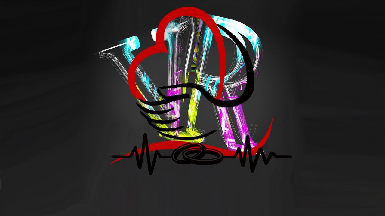 V R Name Letter Whatsapp status video fullscreen HD status V R Love heart status video V love R V