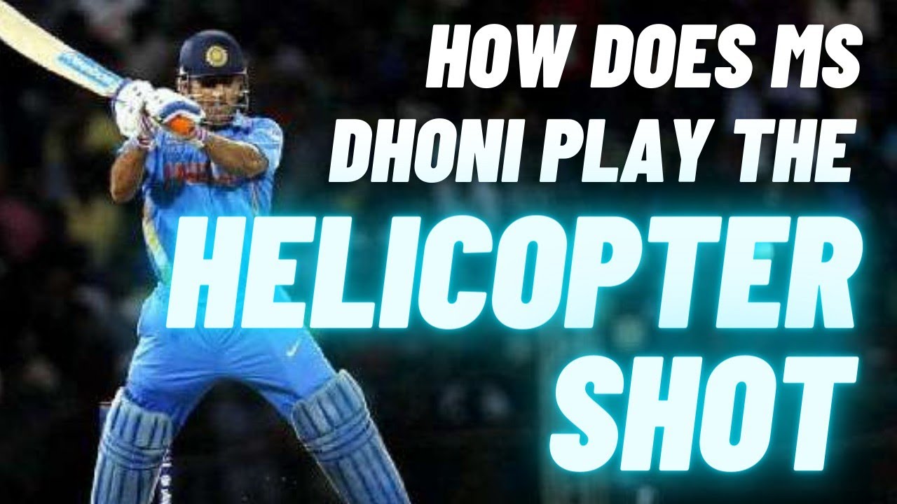 Ms Dhoni Batting Helicopter Shot