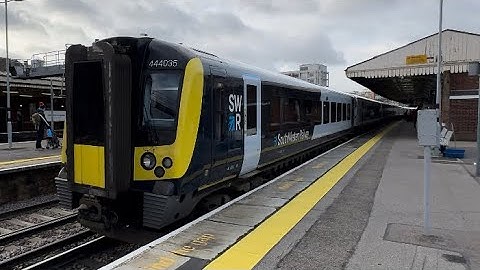 Class 444 Desiro | 444035 + 444009 | South Western Railway | Basingstoke | 24/11/23