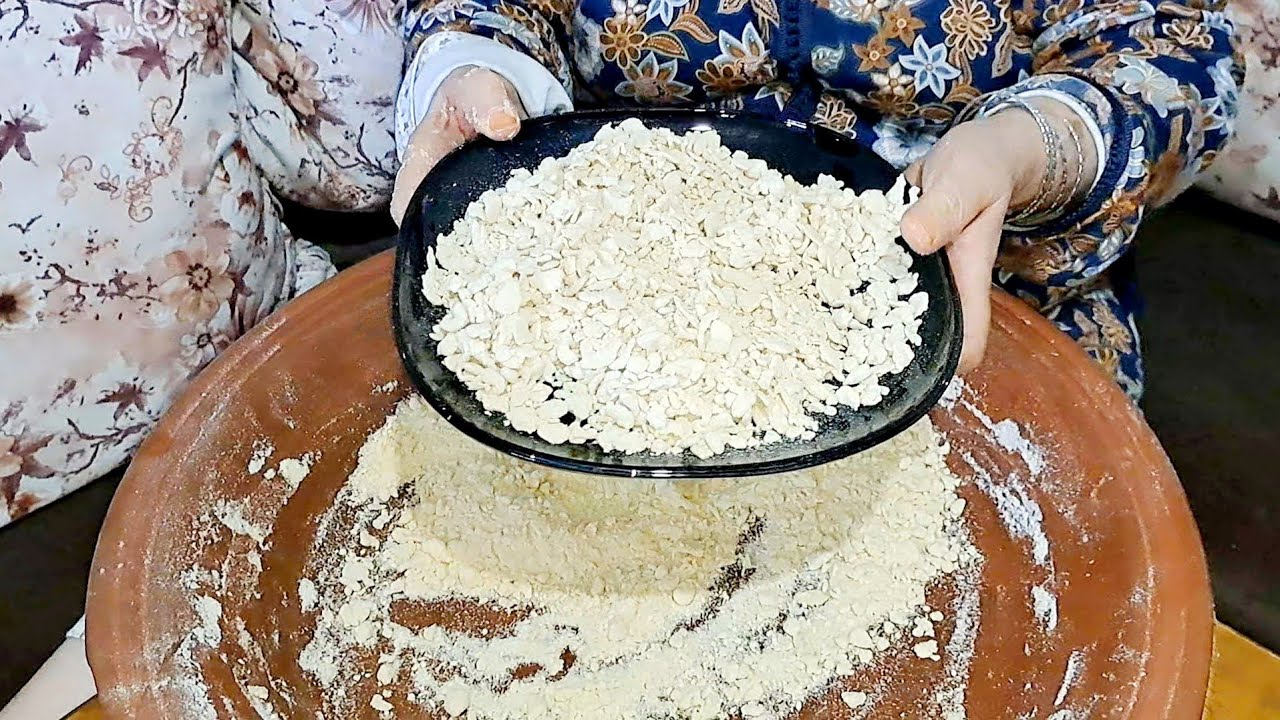 دواء البرد🤧 فتات الشطبة بالحليب 🤫اللذه والبنه والسر ديالها تاع زمان كتجي يااااااسلام🥰