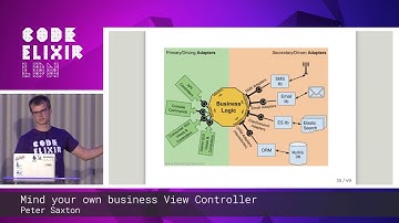 Peter Saxton Mind your own business view controller - Code ELixir LDN 2018