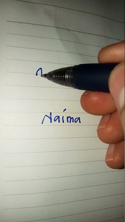 Tanda tangan simple & keren / Request 'NAIMA' #shorts