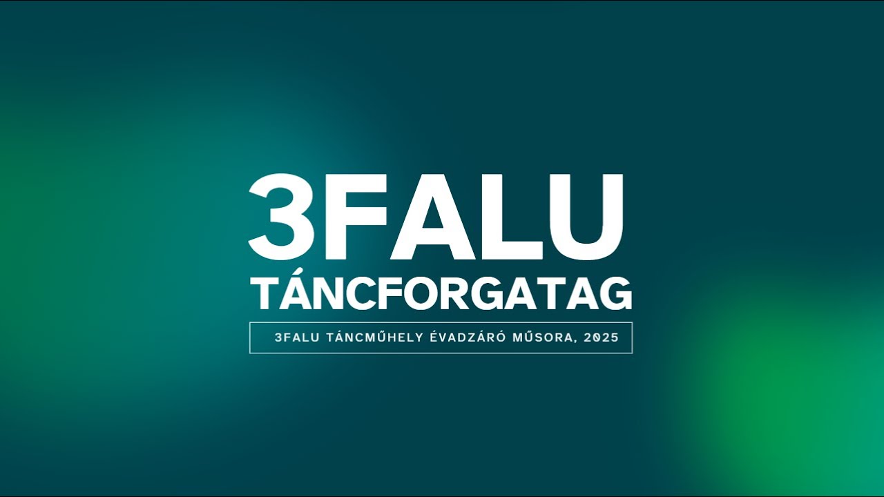 3FALU Táncműhely - Hajdúsági táncok 2025