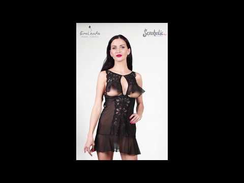 Изысканная сорочка с открытой грудью Erolanta| Sexoholic-shop.ru