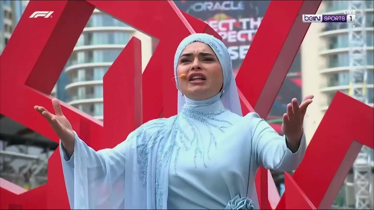 THE NATIONAL ANTHEM OF AZERBAIJAN - FORMULA 1 2025 AZERBAIJAN GRAND PRIX