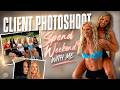 CLIENT PHOTOSHOOT WEEKEND ✨📸 | Post-Holiday Reset Vlog