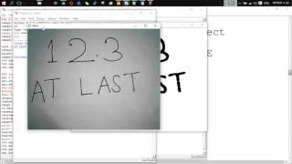 OCR and text to speech using python and openCV (A READING SUPPORT FOR BLIND PEOPLE)