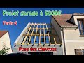 Projet garage a 5000 euros partie 6  pose des chevrons