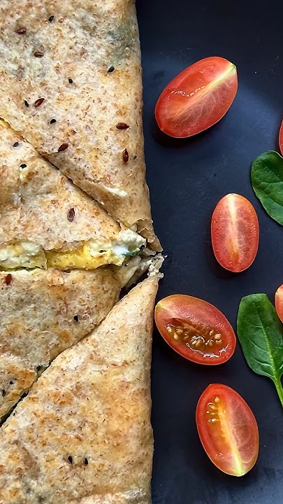Омлет в лаваші #food #завтрак #рецептиукраїнською #recipe #омлет # ...