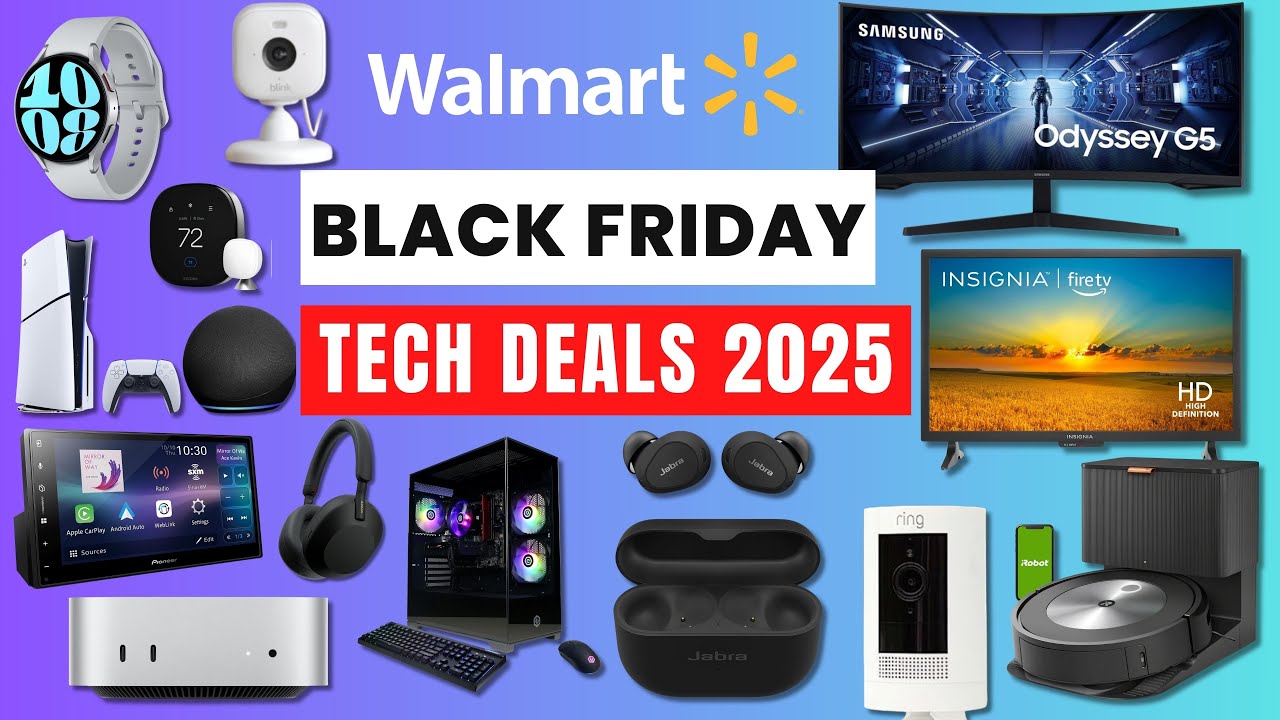 35 INSANE Walmart Black Friday Tech Deals 2025 - YouTube