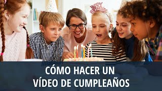 Cómo hacer un video de cumpleaños personalizado con fotos y música 🎉 screenshot 2