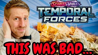 21 Booster Boxes of Temporal Forces Pokemon Cards...I GOT WRECKED!