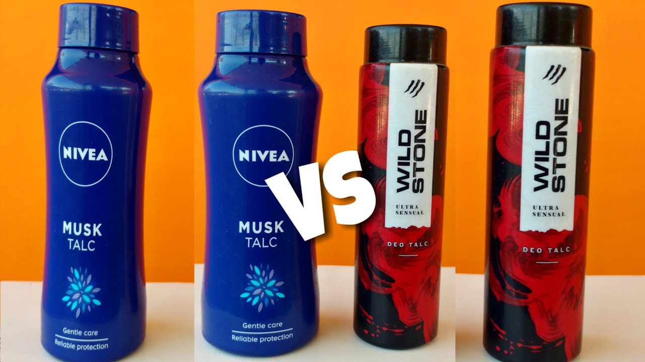 Nivea Musk Talc Powder Vs Wild Stone Deo Talc YouTube