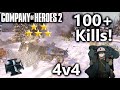 CoH2: 100+ KILL STUKA Crazy Game!