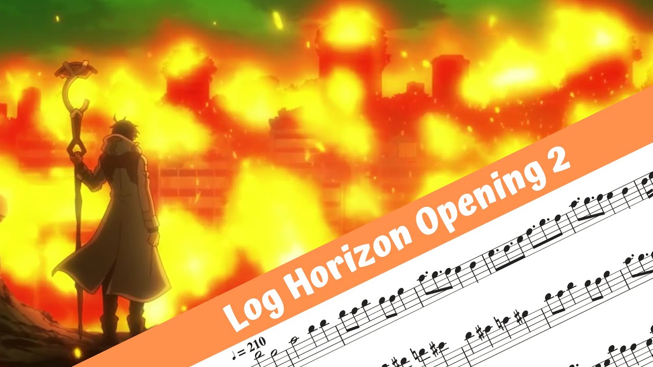 Log Horizon Opening 2 (S3 Opening) Flute