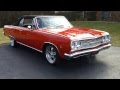 1965 CHEVELLE CONVERTIBLE RED WITH BLACK TOP AND INTERIOR