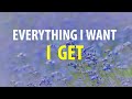 Everything i want i get  affirmations to manifest your dreams