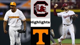#24 South Carolina Vs #1 Tennessee College Baseball Game Highlights