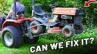 BARN FIND TRACTOR MOWER  Can We Fix It?