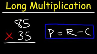 GED Math Word Problem - How to Calculate Stock Profit Using Long Multiplication