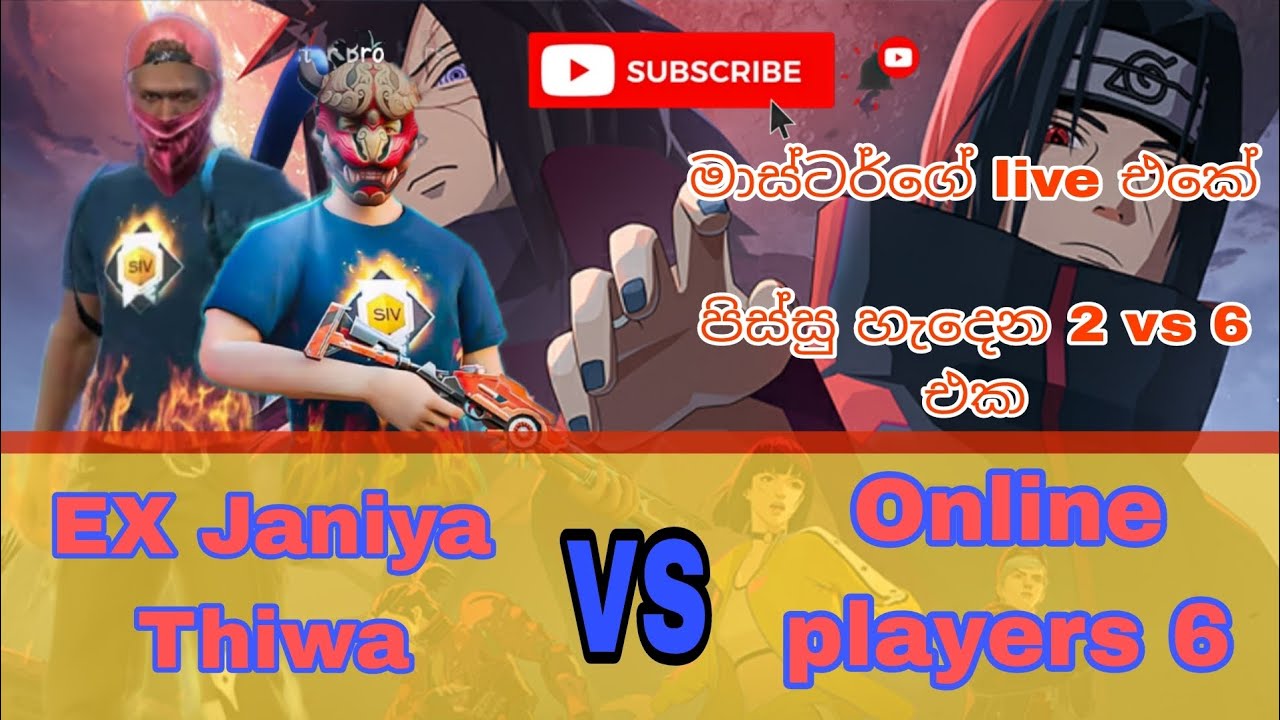 Ex Janiya WITH Thiwa gaming VS live 6 player❤️ 