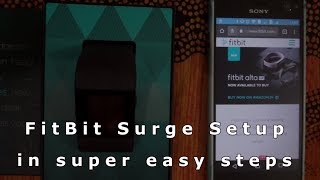 Fitbit Surge setup in easy steps