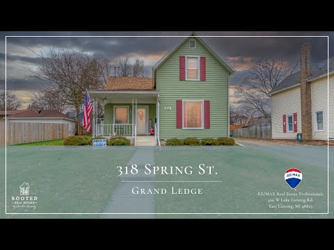 318 Spring St, Grand Ledge, MI home video tour