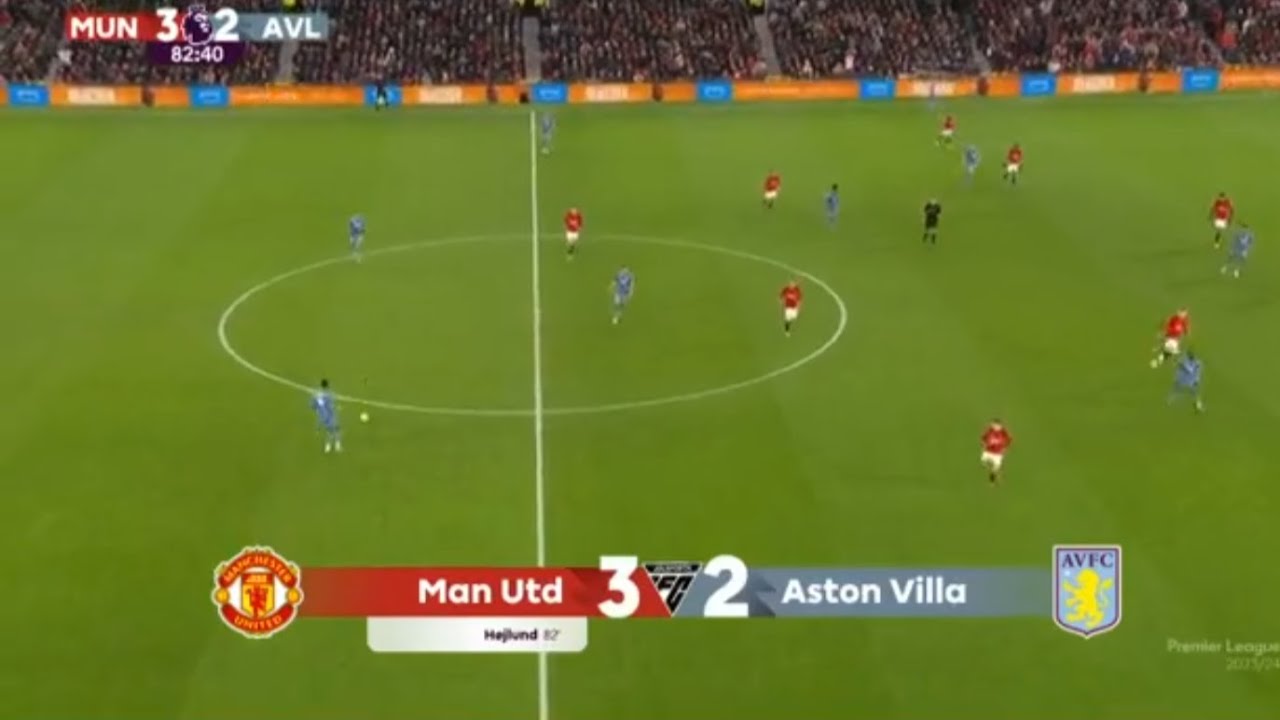 🔴Manchester United vs Aston Villa LIVE | Premier League 23/24 Full