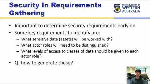 CITS3004 - 10.2. Security Requirements