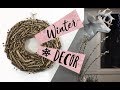 DIY Зимний декор: часть 1 / DIY Winter DECOR part 1 + результаты КОНКУРСА!