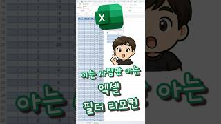아는 사람만 아는 엑셀 필터 리모컨