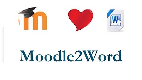 Create a Question in Microsoft Word and Import it into Moodle