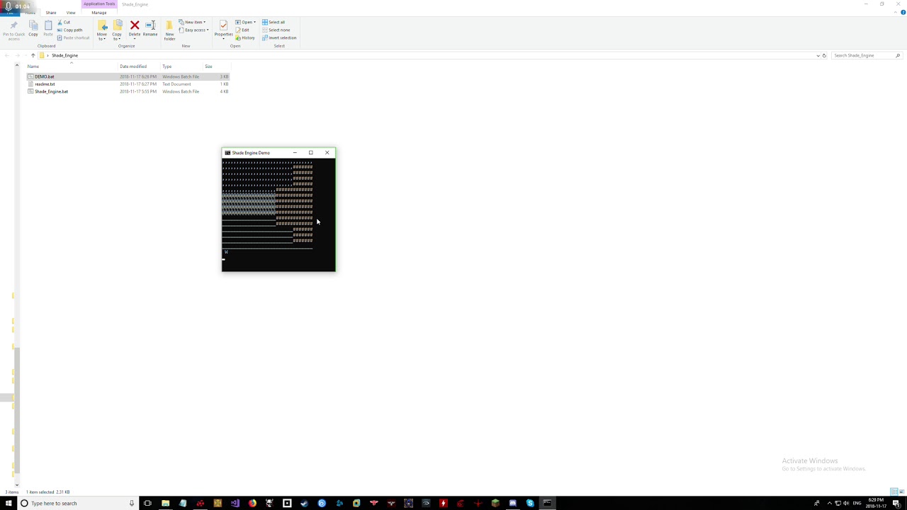 Shade Engine: Fast 3D Game Engine In Batch - YouTube